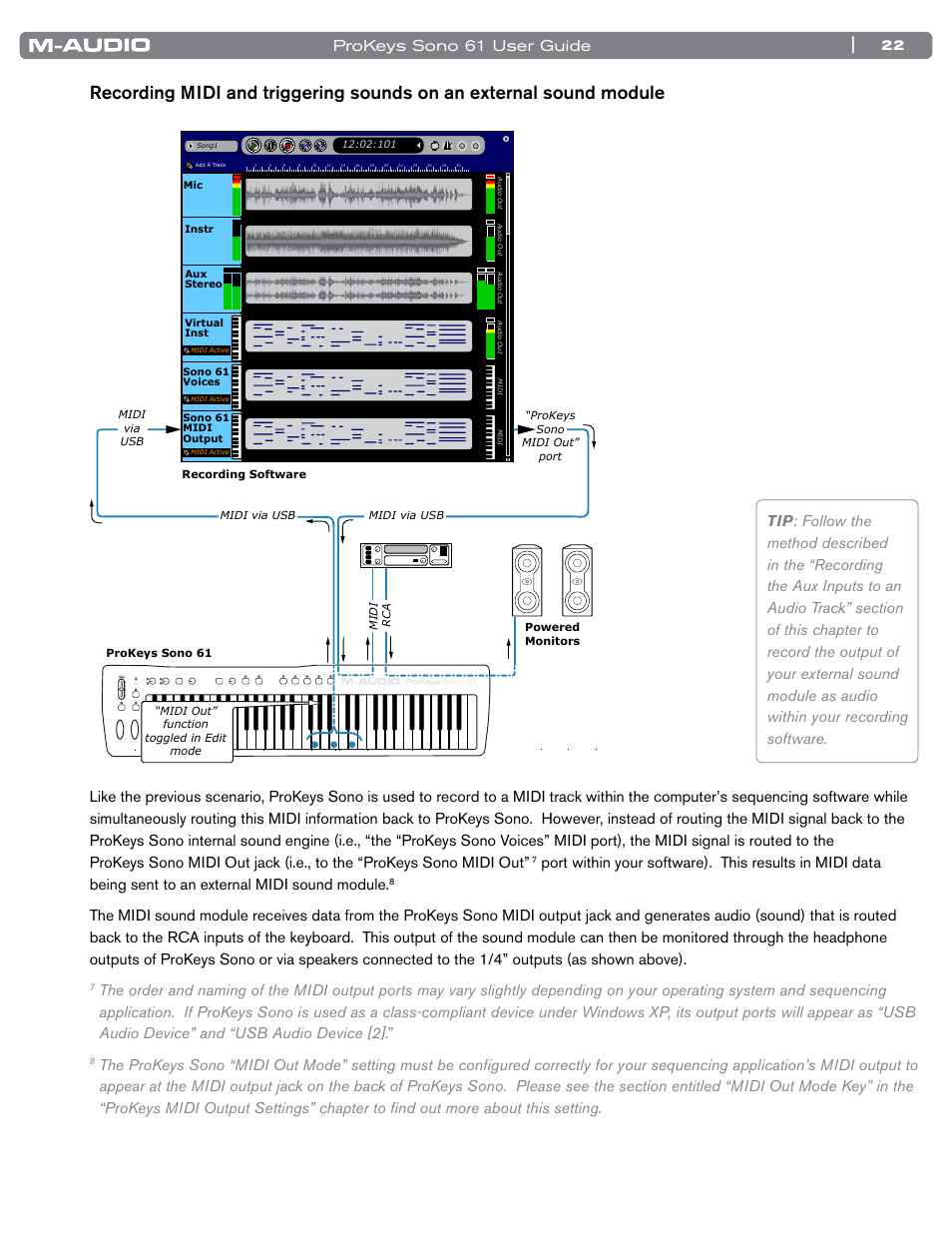 Prokeys sono 61 user guide | M-AUDIO 61 User Manual | Page 23 / 49