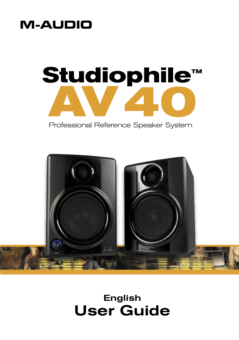 M-AUDIO AV40 User Manual | 10 pages