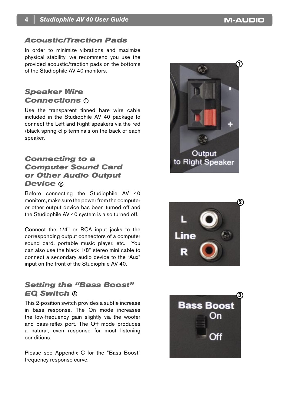 M-AUDIO AV40 User Manual | Page 6 / 10