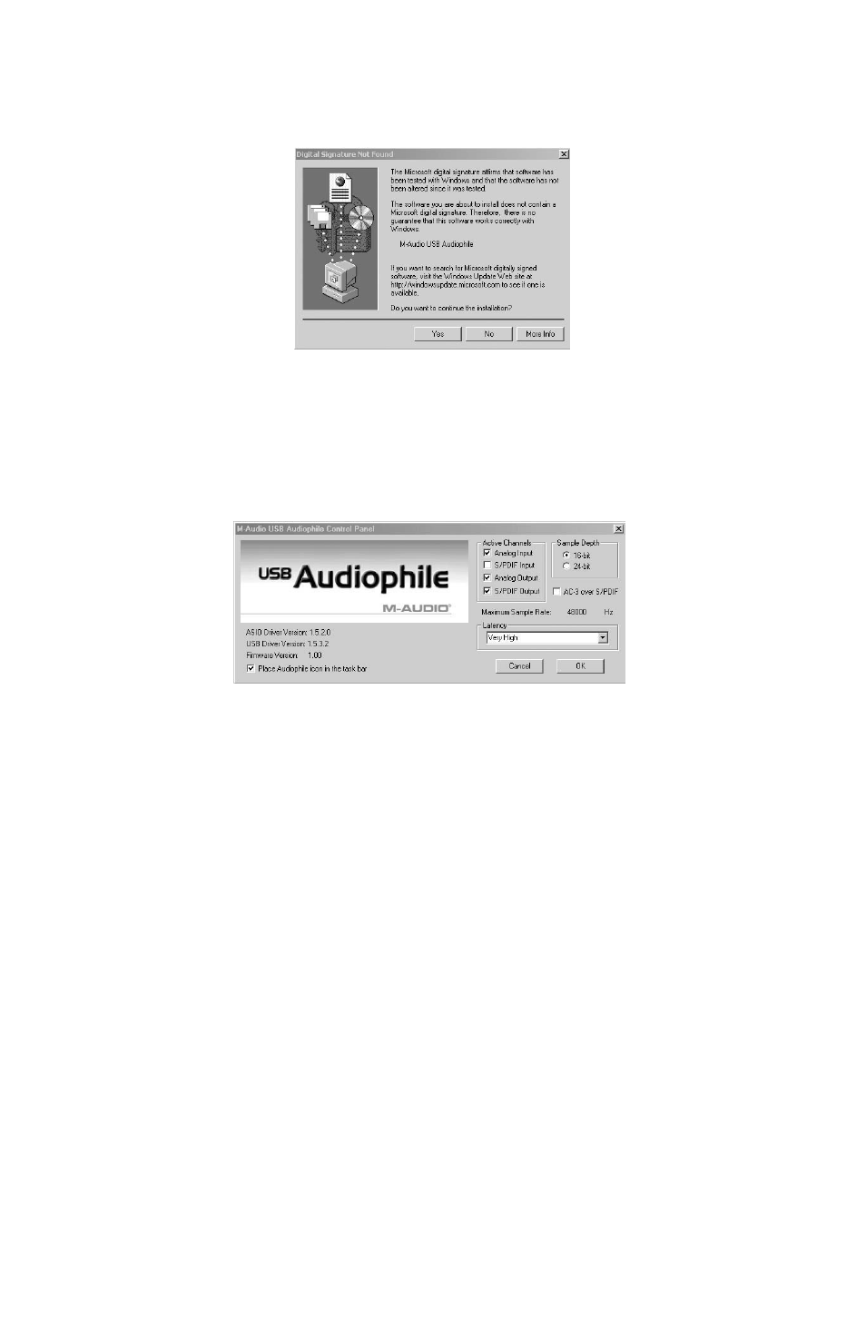 M-AUDIO Audiophile User Manual | Page 32 / 36