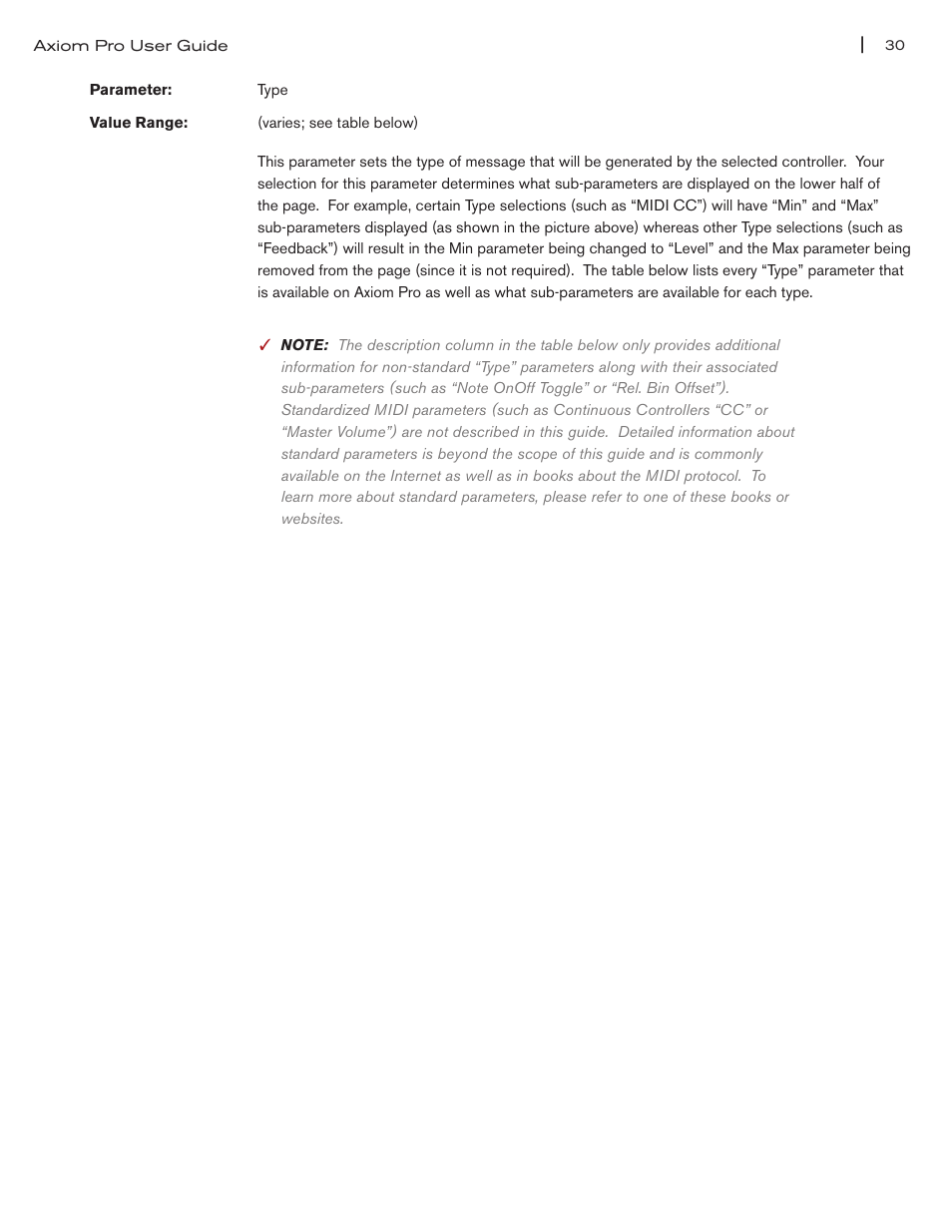 M-AUDIO Axiom Pro User Manual | Page 31 / 75