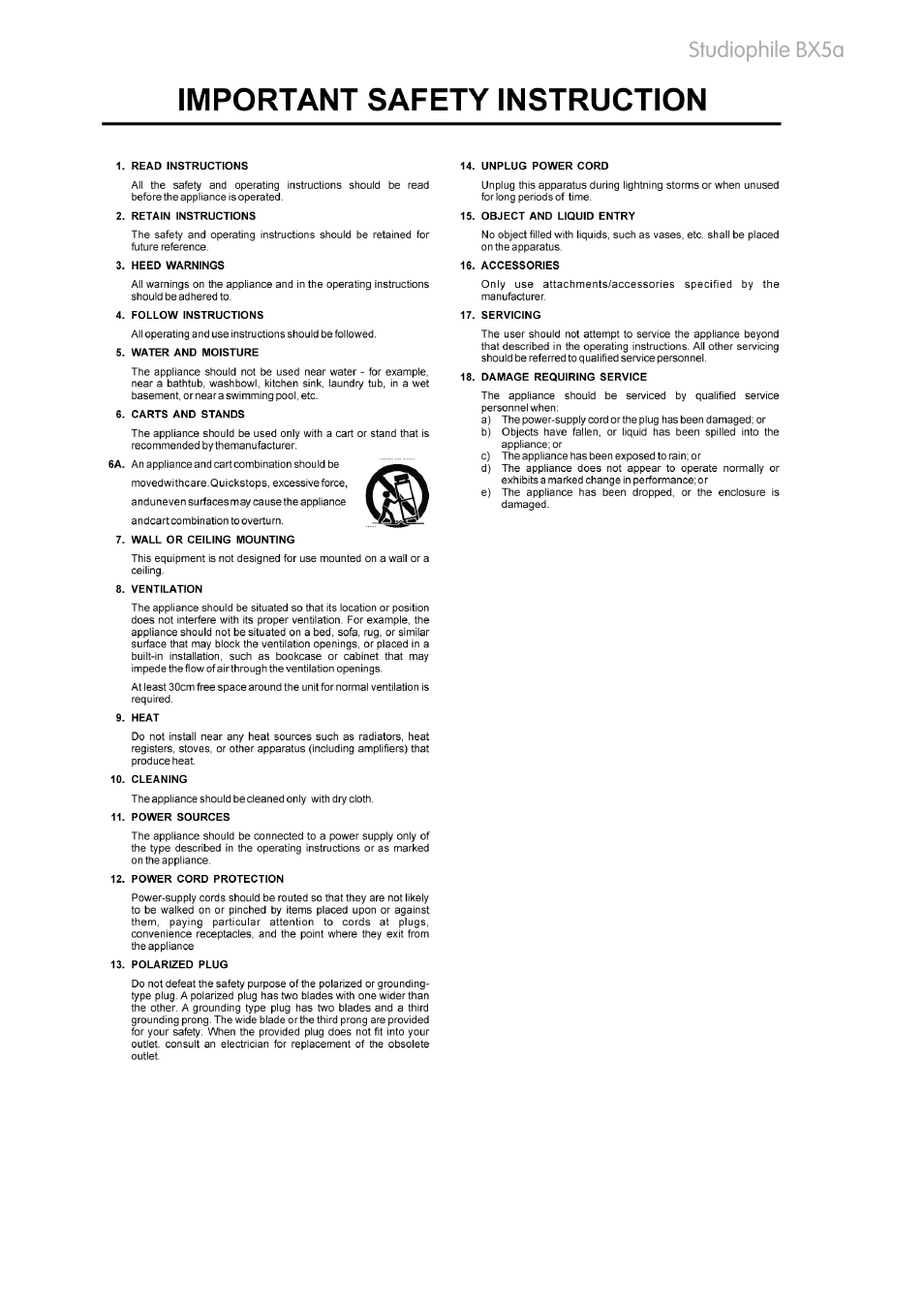 M-AUDIO BX5as User Manual | Page 3 / 11