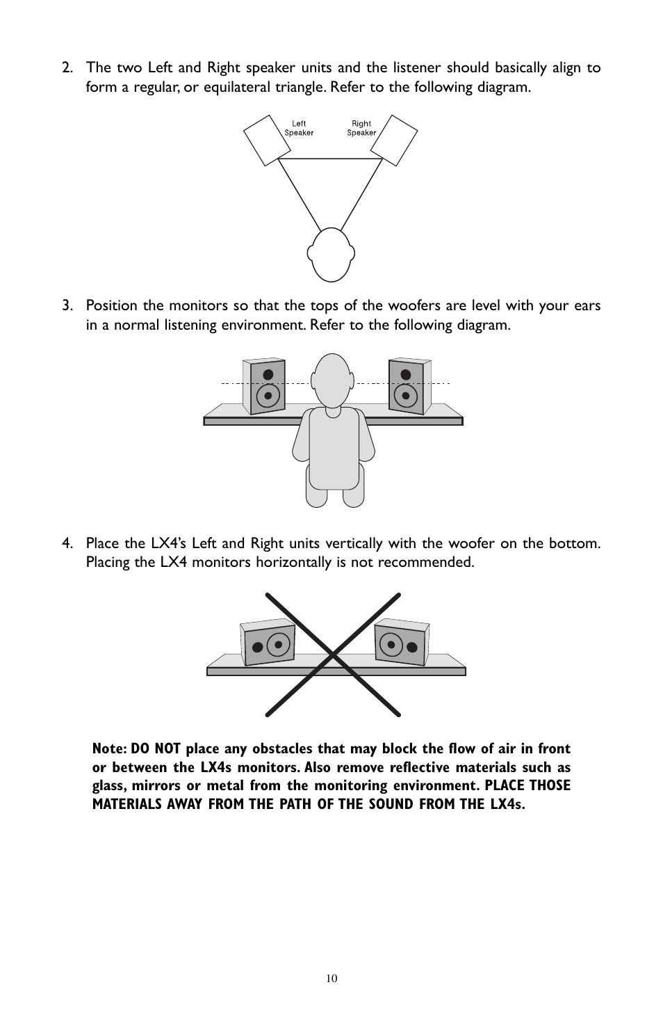 M-AUDIO LX4 User Manual | Page 10 / 15