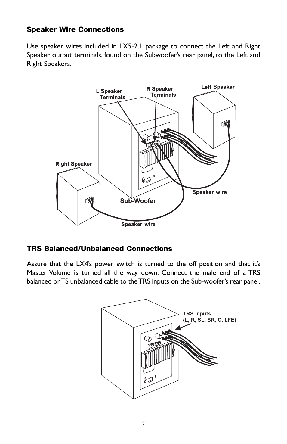 M-AUDIO LX4 User Manual | Page 7 / 15