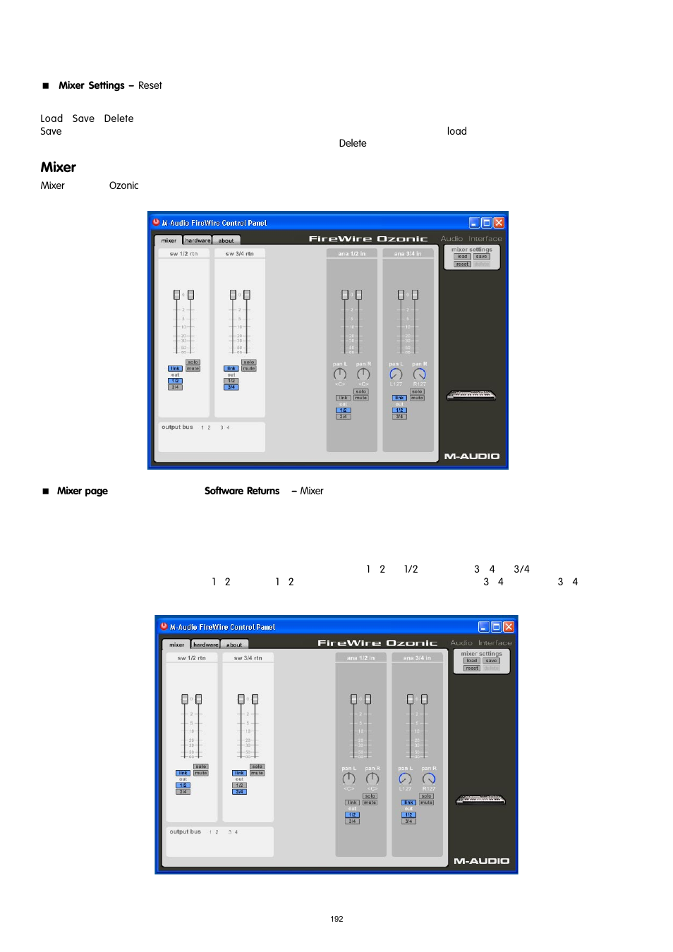 Mixer | M-AUDIO 37-Key Audio/MIDI Interface and Controller Ozonic User Manual | Page 11 / 38