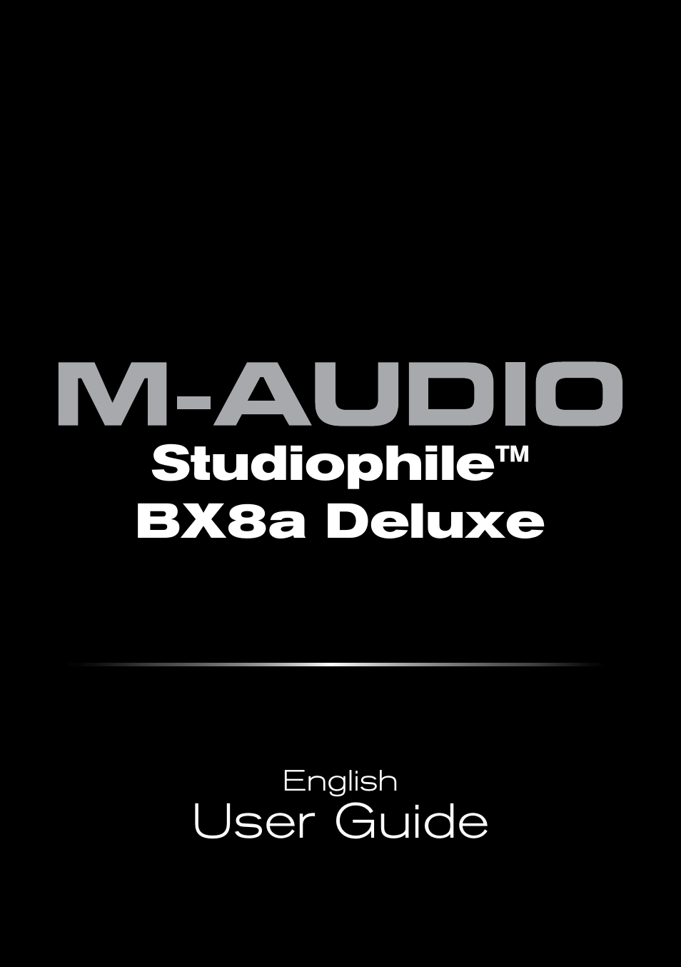 M-AUDIO BX8a User Manual | 8 pages