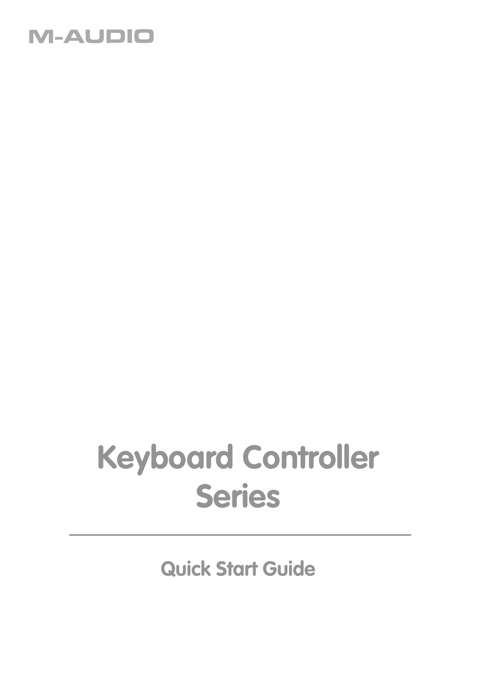 M-AUDIO QS02 User Manual | 2 pages