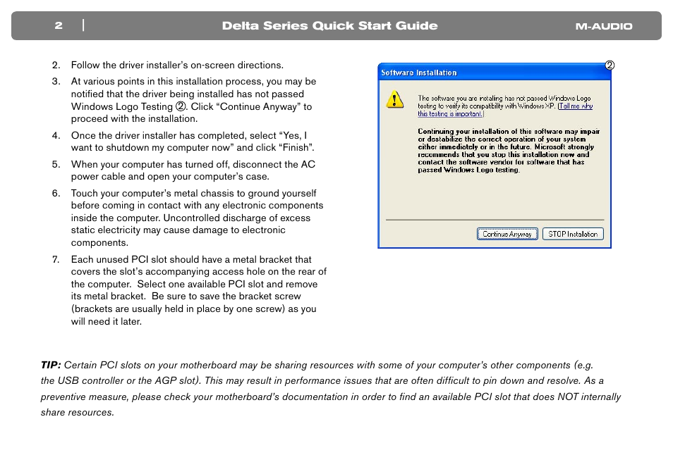 M-AUDIO Computer Hardware User Manual | Page 3 / 10