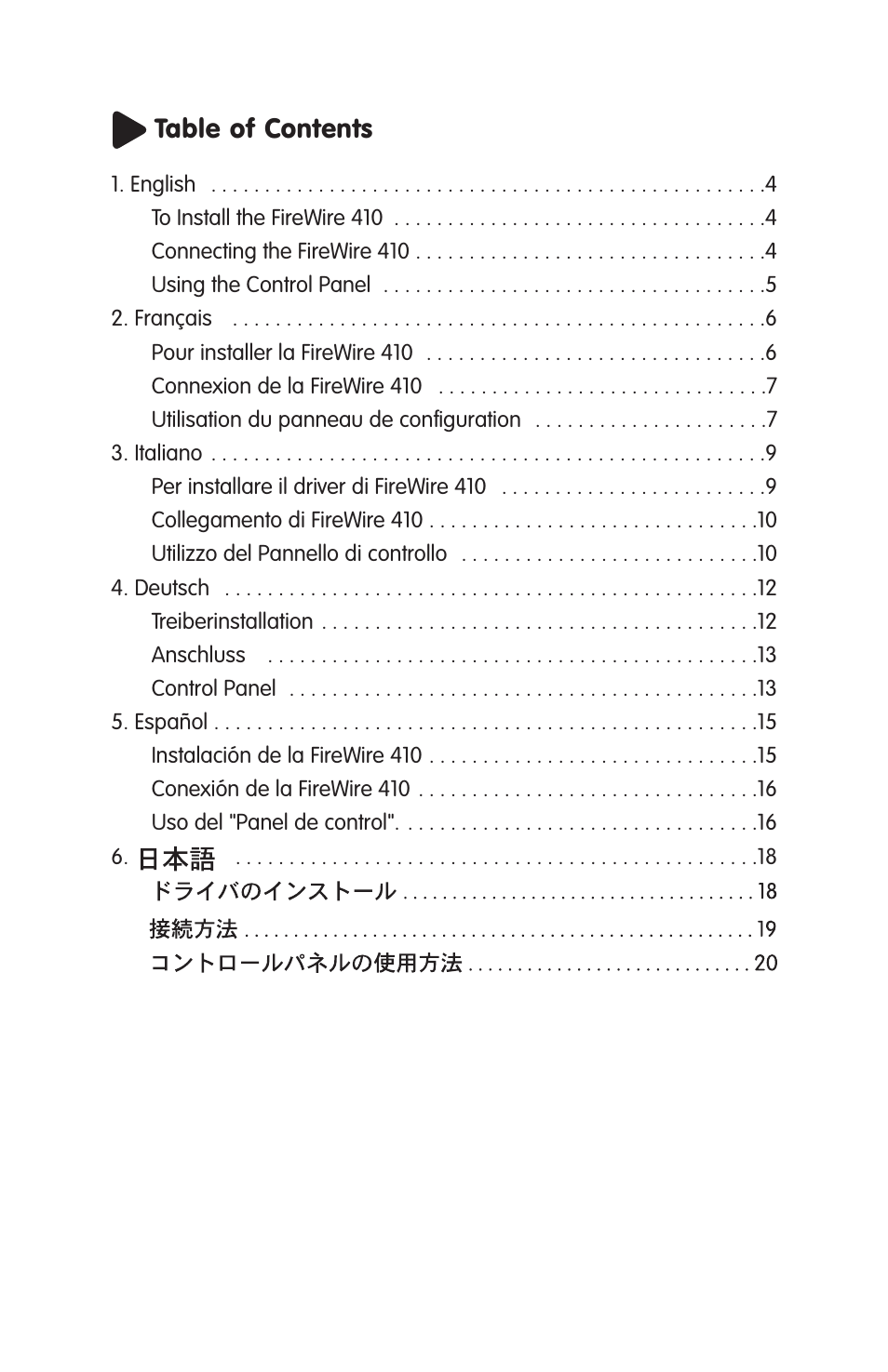 M-AUDIO FireWire 410 User Manual | Page 2 / 19