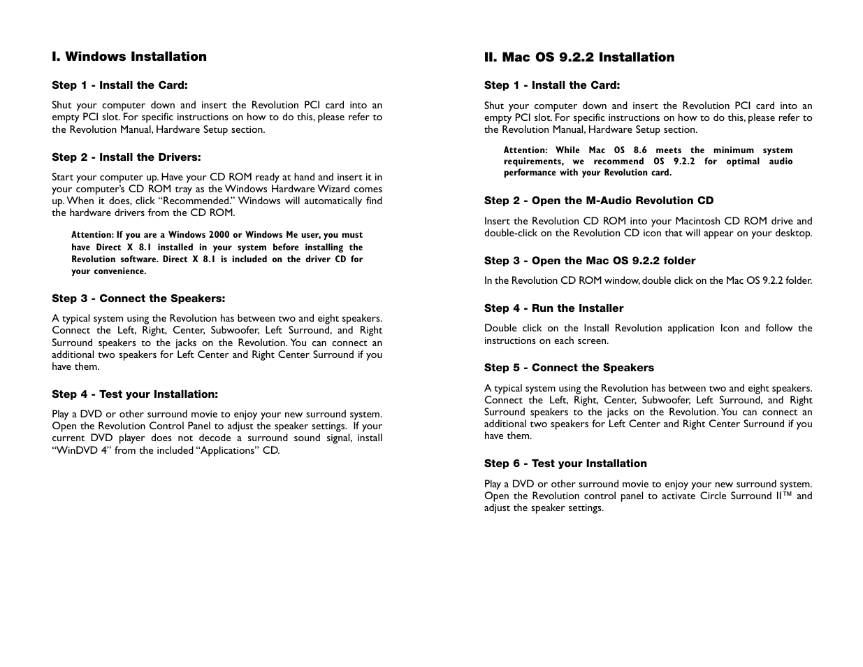 M-AUDIO 7.1 User Manual | Page 2 / 4