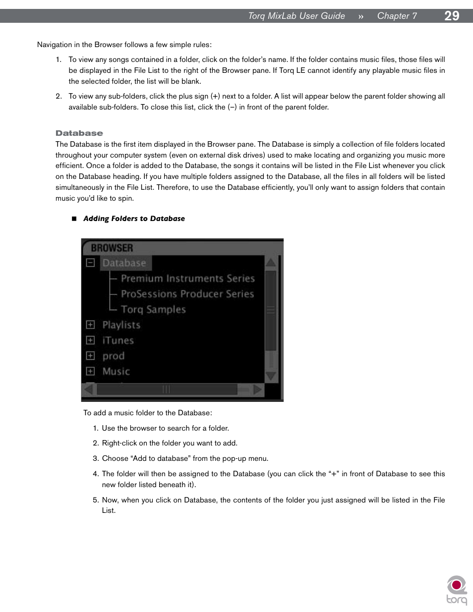 Database | M-AUDIO Digital DJ System User Manual | Page 30 / 62