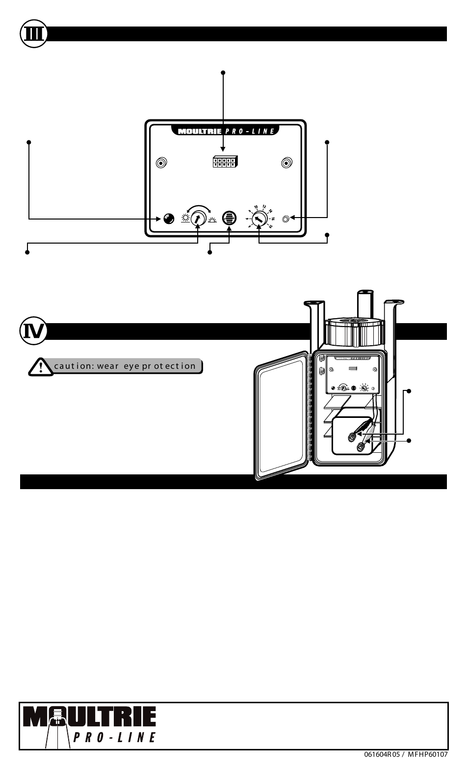 Install a 6-volt alkaline (ex. energizer | Moultrie Welder User Manual | Page 2 / 2