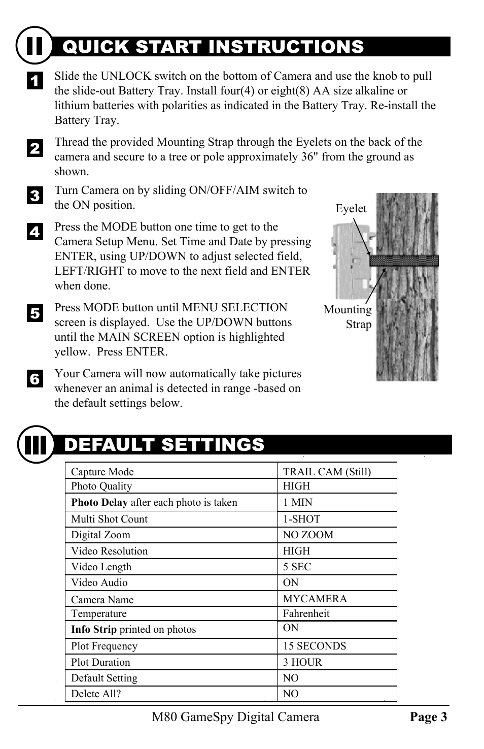 Plotstalker activity search | Moultrie GAMESPY DIGITAL CAMERA M80 User Manual | Page 3 / 16
