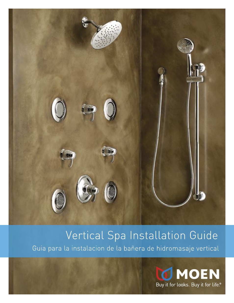 Moen Vertical Spa MF2816 User Manual | 24 pages