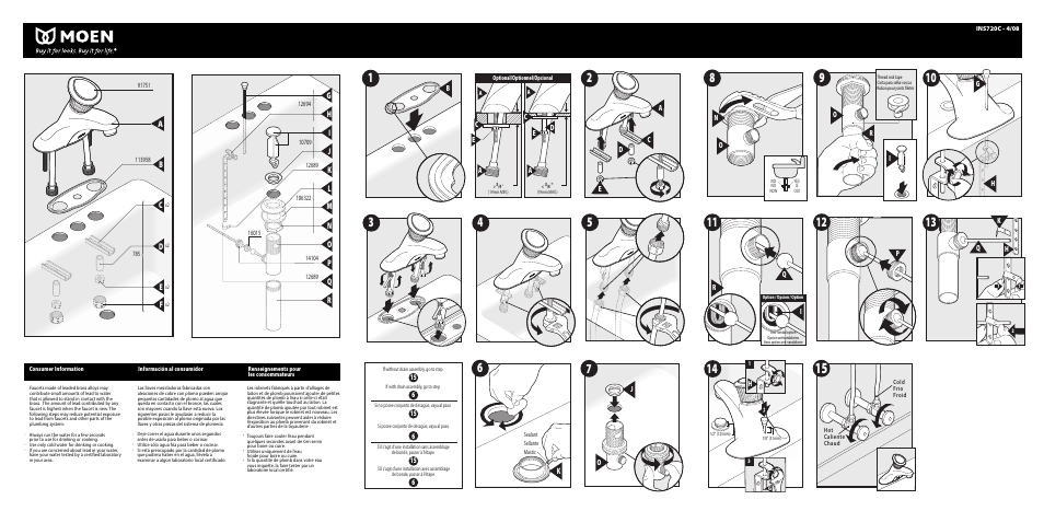 Qr g h | Moen 64621P User Manual | Page 2 / 6