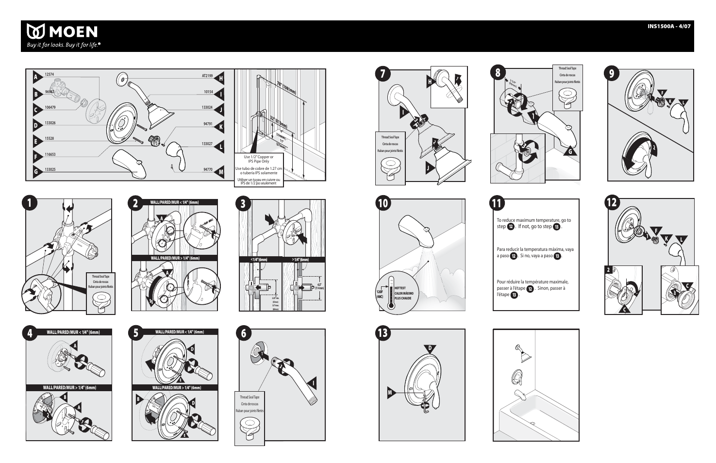 Hi j, Fl k, 3c c | Moen 82244 Series User Manual | Page 3 / 4