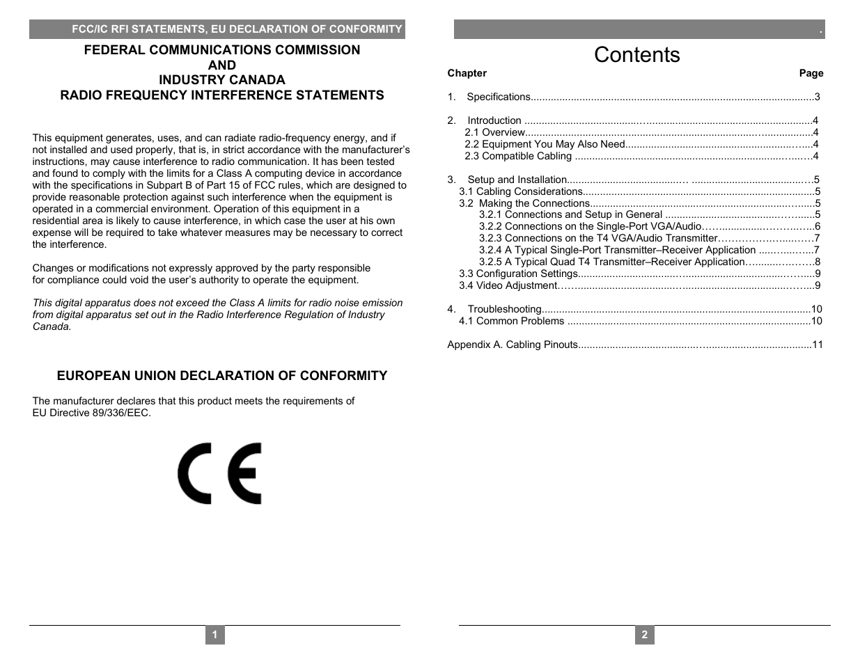 Magenta MULTIVIEW 250A User Manual | Page 2 / 7
