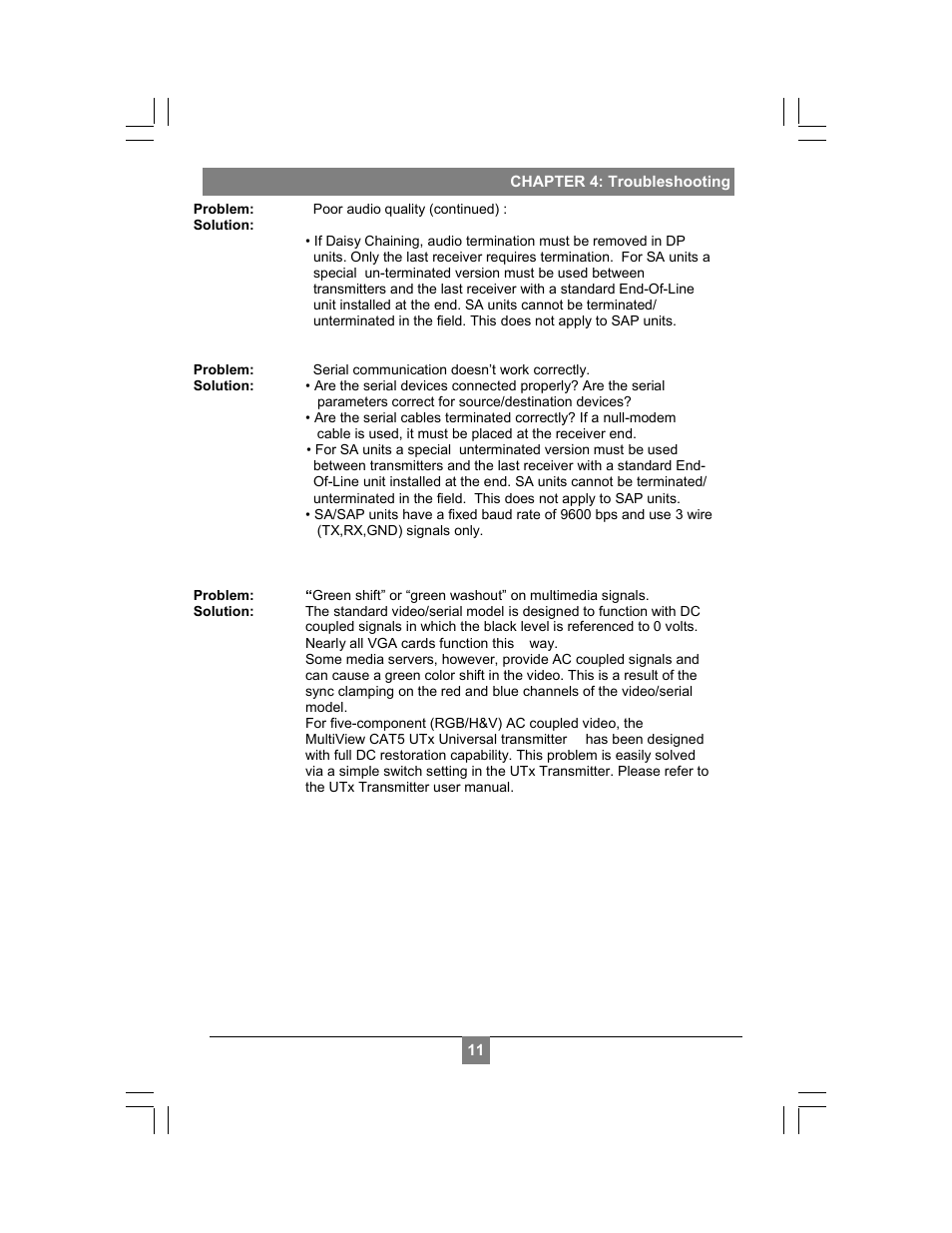 Magenta MULTIVIEW XR2000 User Manual | Page 13 / 24