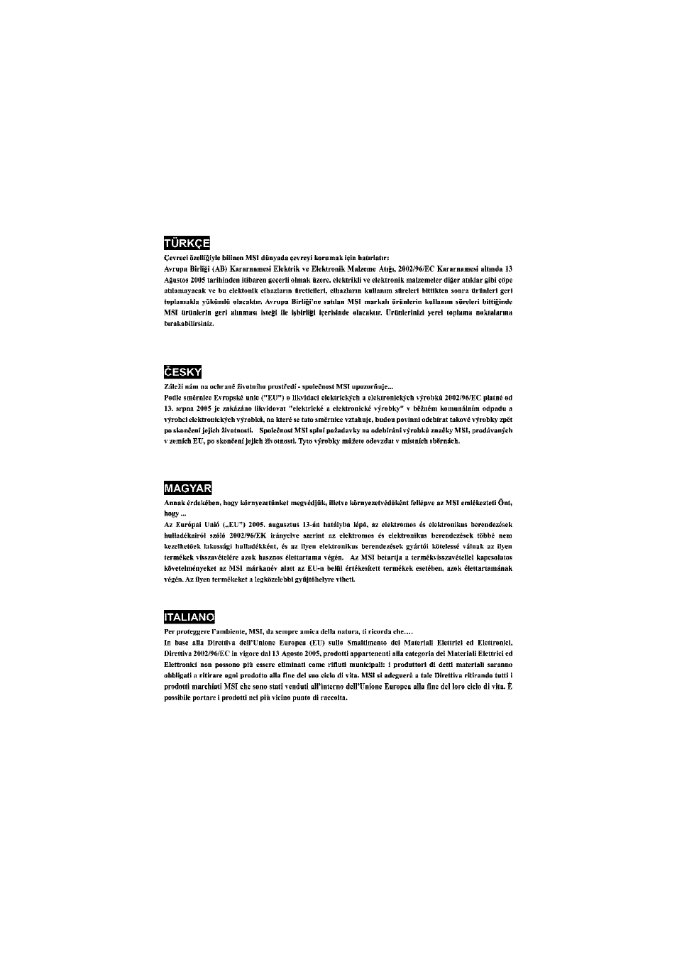 Micro Star  Computer G31M User Manual | Page 7 / 116