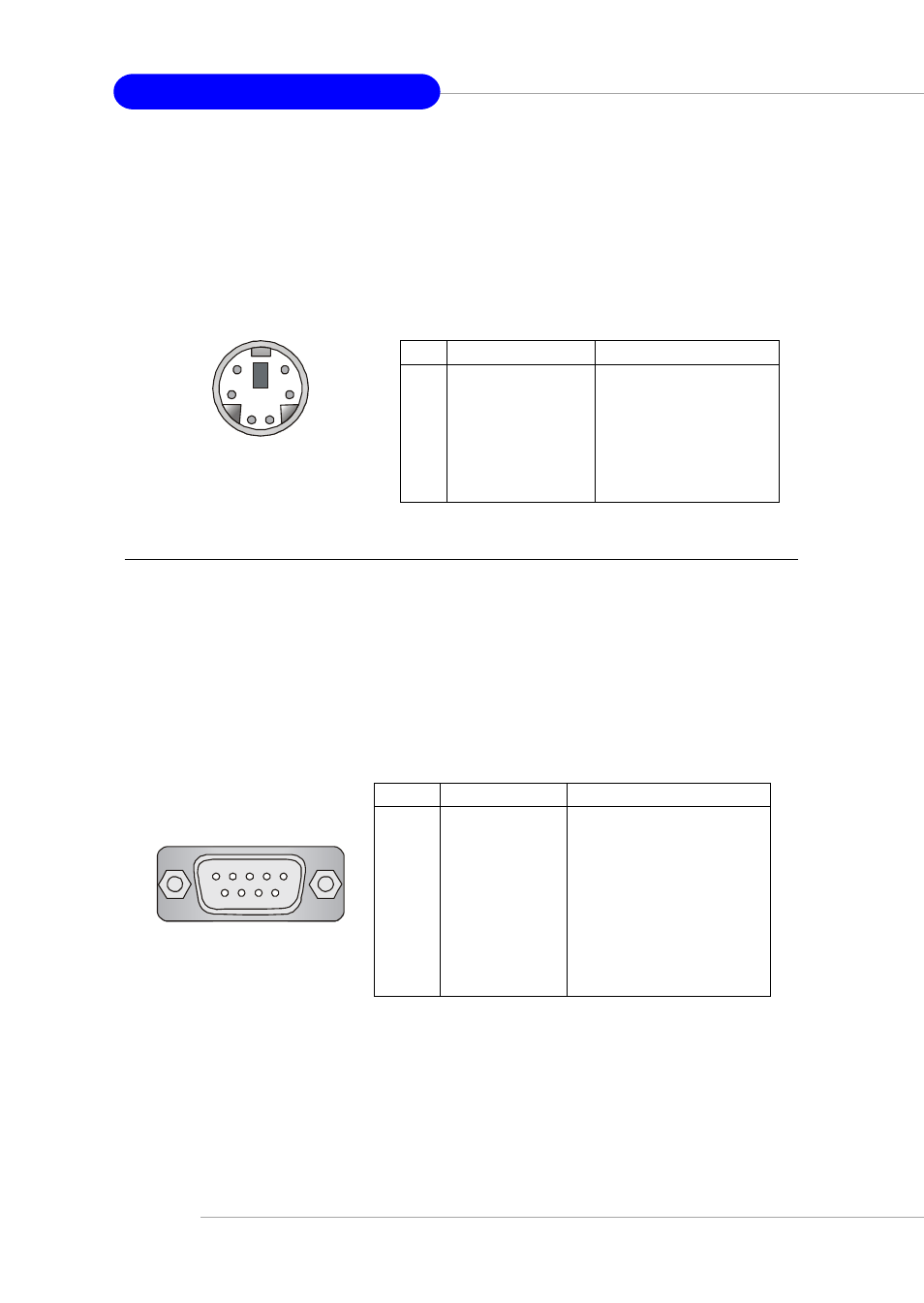 Keyboard connector, Serial ports: com1 & com2, The mainboard provides a standard ps/2 | Keyboard mini din connector for attaching a ps/2, Keyboard. you can plug a ps/2, Ms-9130 workstation mainboard | Micro Star  Computer MS- 9130 v1.x User Manual | Page 25 / 82