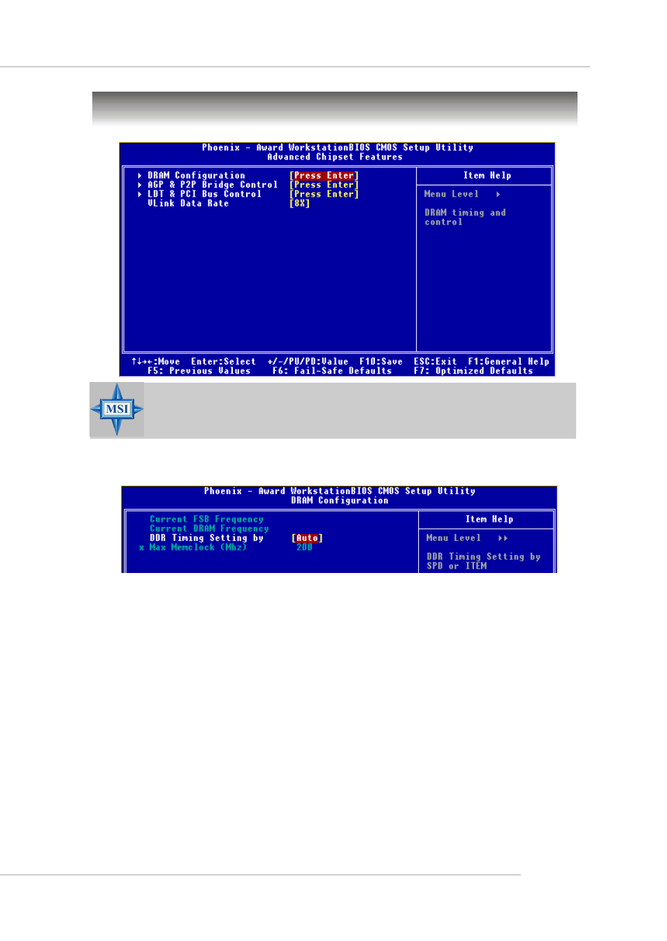 Advanced chipset features | Micro Star  Computer MS- 9130 v1.x User Manual | Page 47 / 82