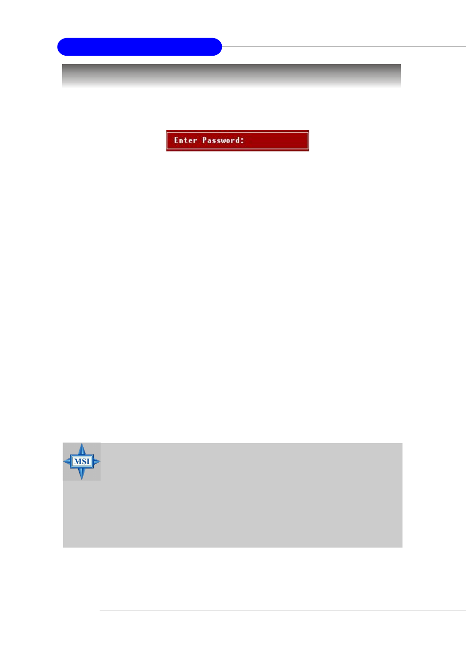 Set supervisor/user password | Micro Star  Computer MS- 9130 v1.x User Manual | Page 62 / 82
