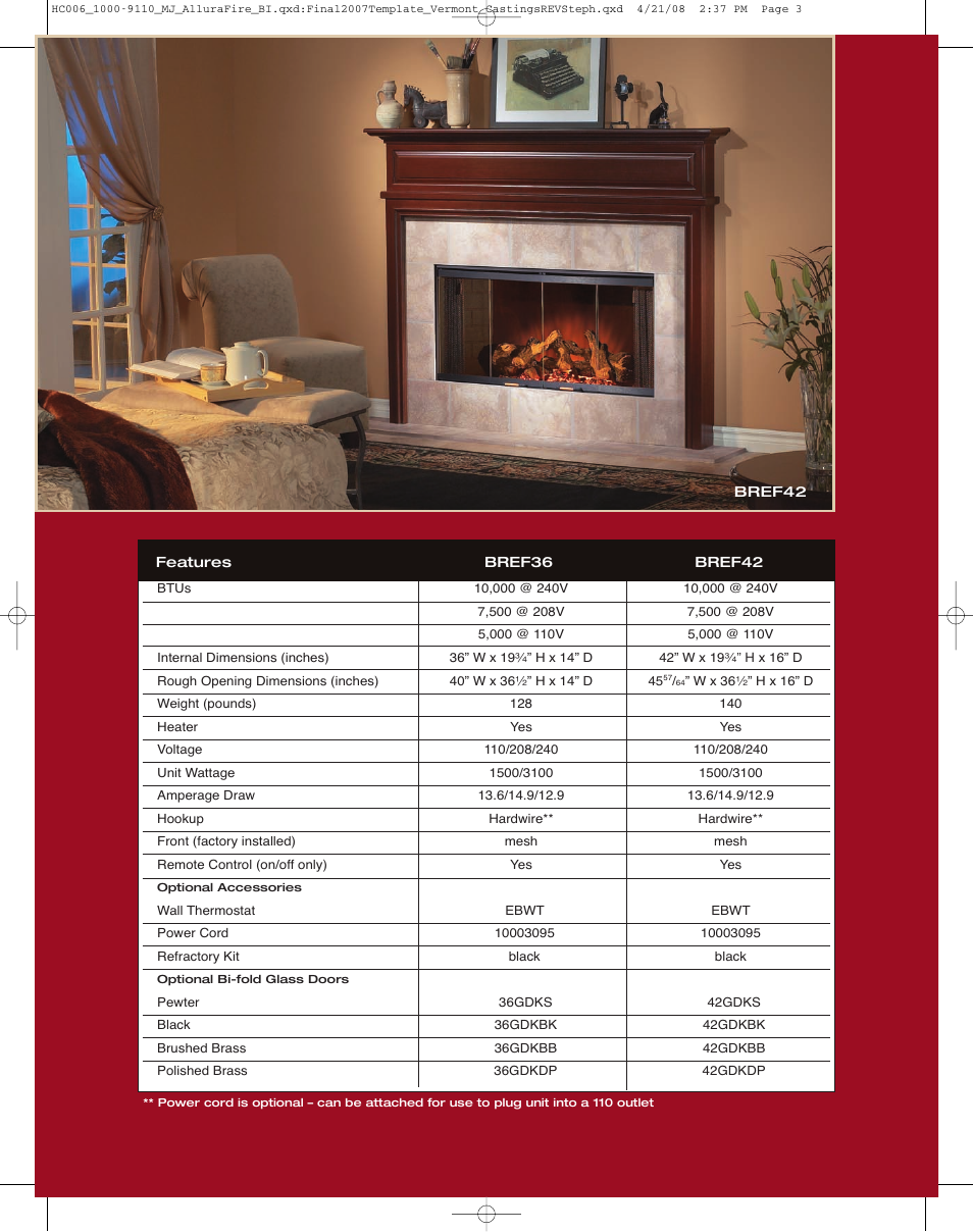 Majestic BREF42 User Manual | Page 3 / 4