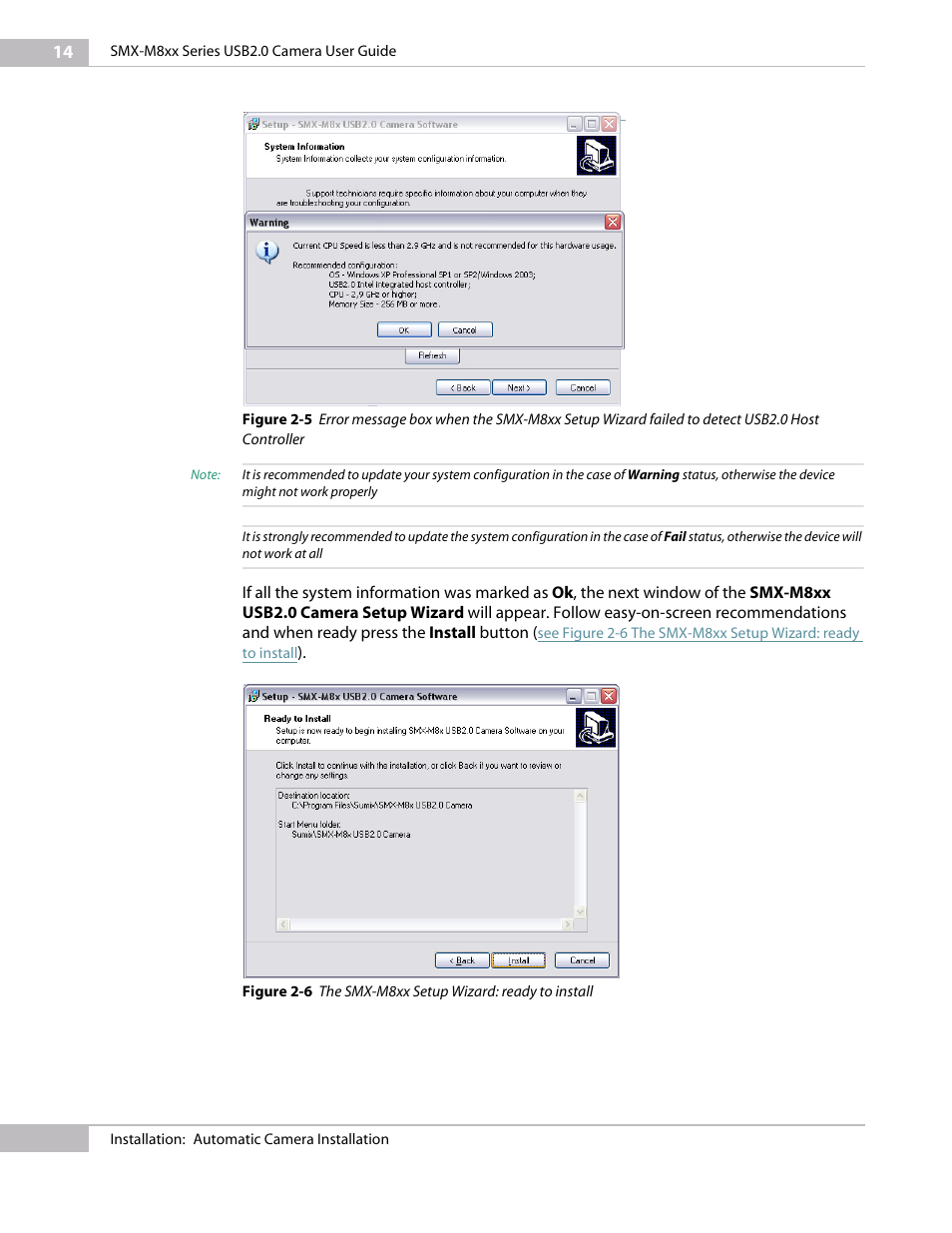See figure 2-5 error message | Micron Technology USB Camera User Manual | Page 18 / 90