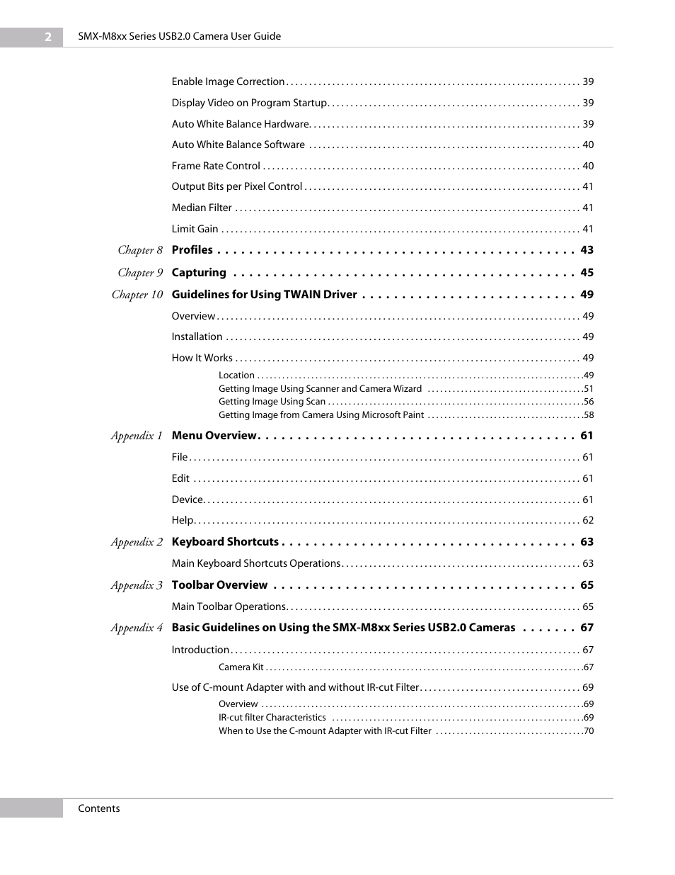 Micron Technology USB Camera User Manual | Page 6 / 90