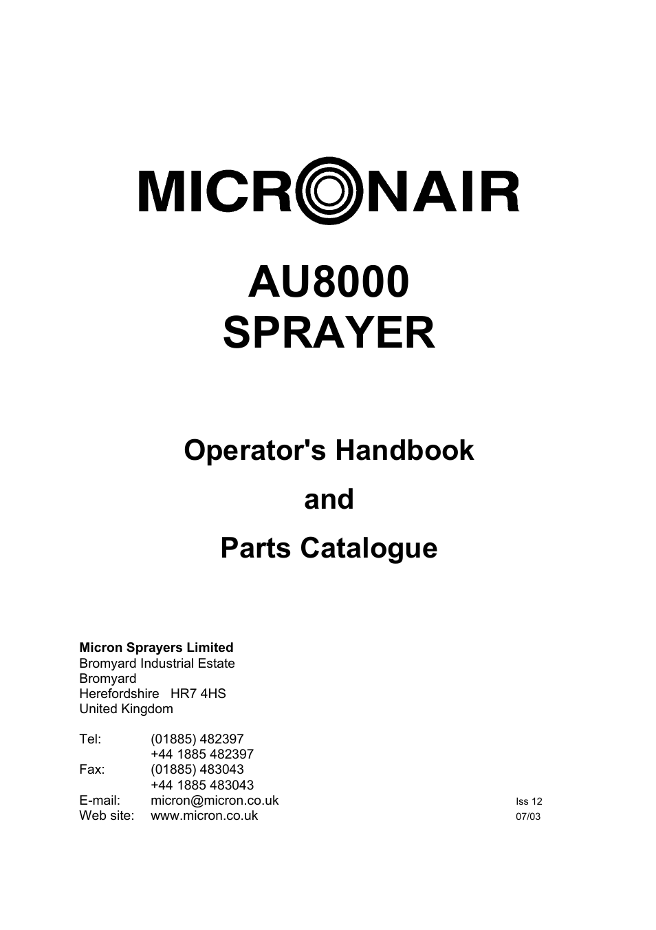 Micron Technology AU8000 User Manual | 25 pages