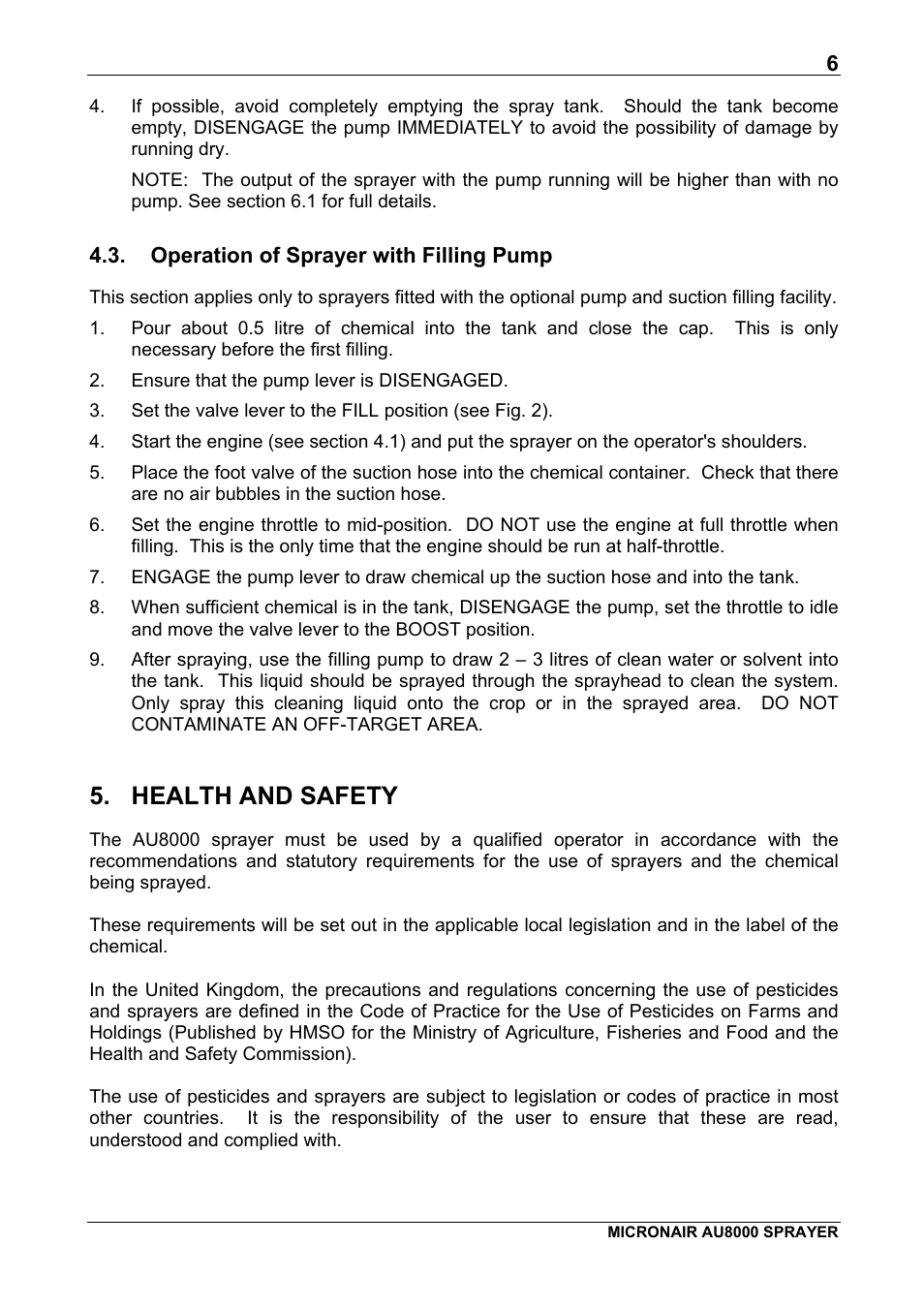 Health and safety | Micron Technology AU8000 User Manual | Page 8 / 25