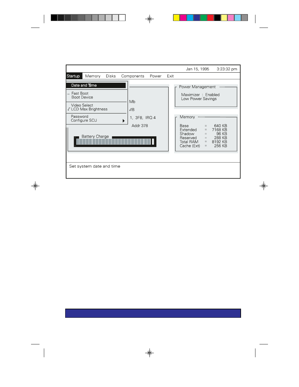 Startup | Micron Technology MERIDIAN 850 User Manual | Page 55 / 82
