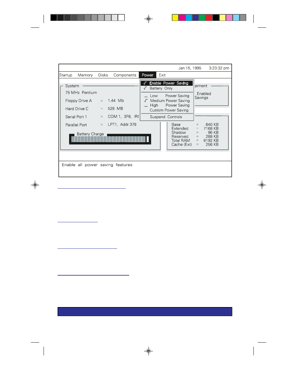 Power | Micron Technology MERIDIAN 850 User Manual | Page 64 / 82