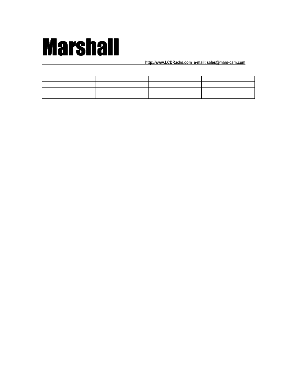 Marshall | Marshall electronic FASTSTORTM 2 6-00518-02 User Manual | Page 2 / 2