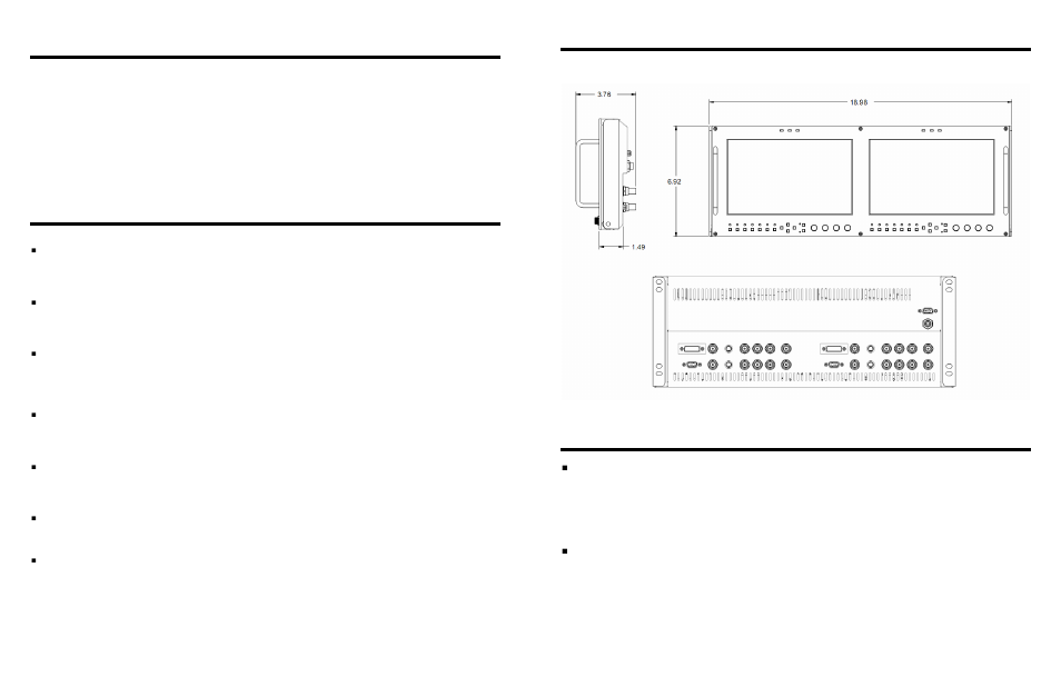 Product overview, Features, Maintenance | Specifications (continued) | Marshall electronic V-R902DP-AFHD User Manual | Page 4 / 10