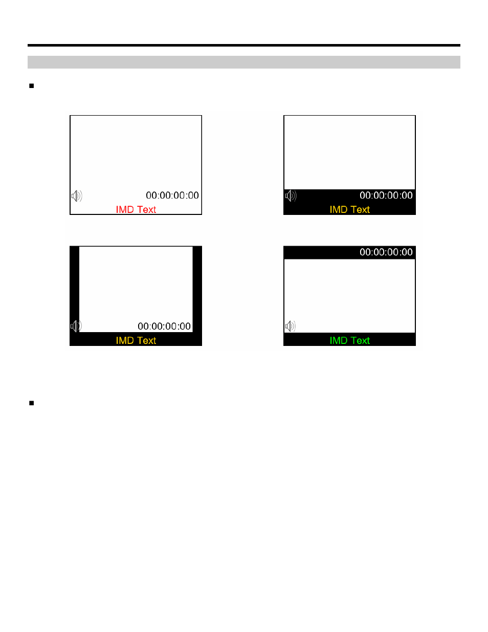 On-screen menu (continued), Video configuration submenu (continued) | Marshall electronic V-R1041-IMD-TE4U User Manual | Page 13 / 28