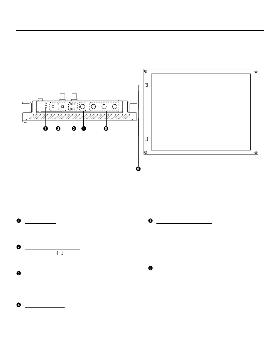 Top and front panel features | Marshall electronic V-R1041-IMD-TE4U User Manual | Page 5 / 28
