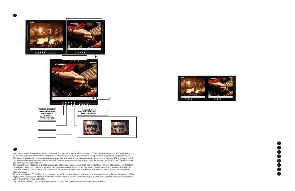 Marshall electronic V-R102DP-2C User Manual | 2 pages