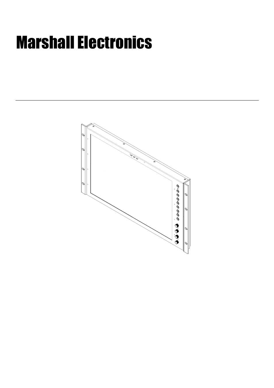 Marshall electronic V-R171X-DLW User Manual | 33 pages