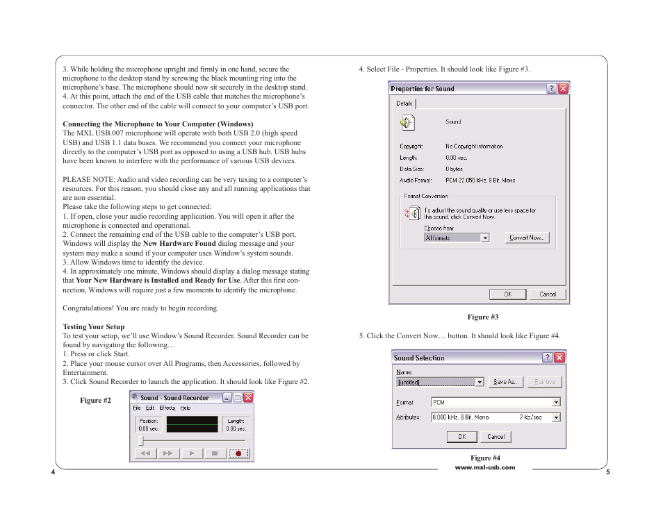 Marshall electronic Marshall MXL MXL USB.007 User Manual | Page 3 / 7