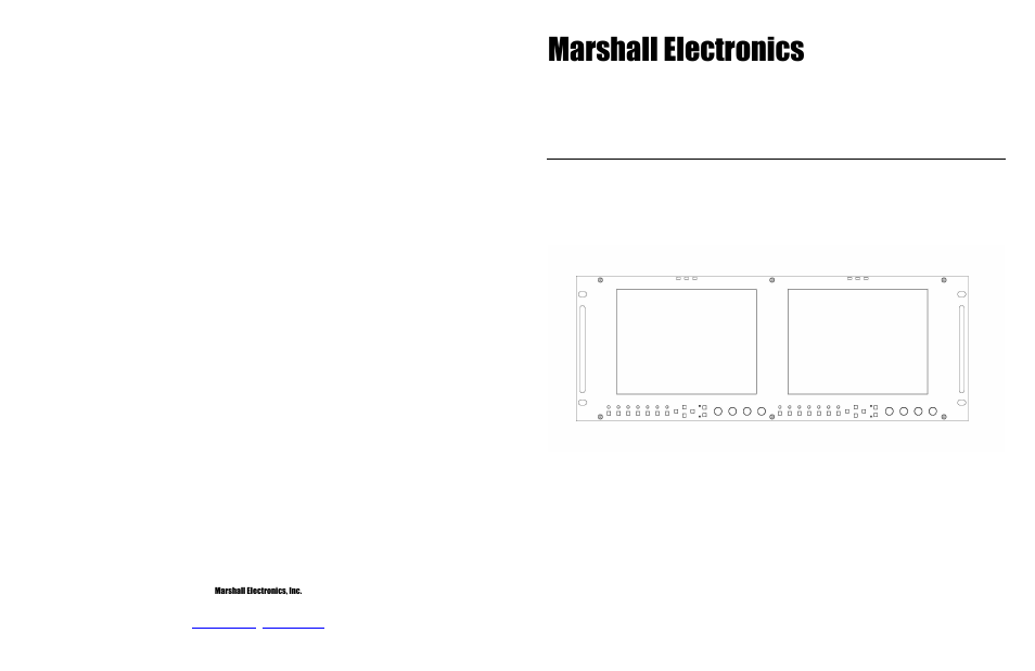 Marshall electronic V-R842DP-AFHD User Manual | 10 pages