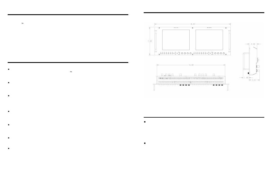 Product overview, Features, Maintenance | Specifications (continued) | Marshall electronic V-R842DP-AFHD User Manual | Page 4 / 10