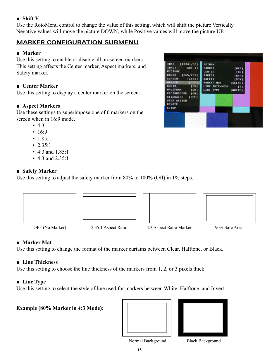 Marshall electronic ORCHID OR-841-HDSDI User Manual | Page 15 / 24