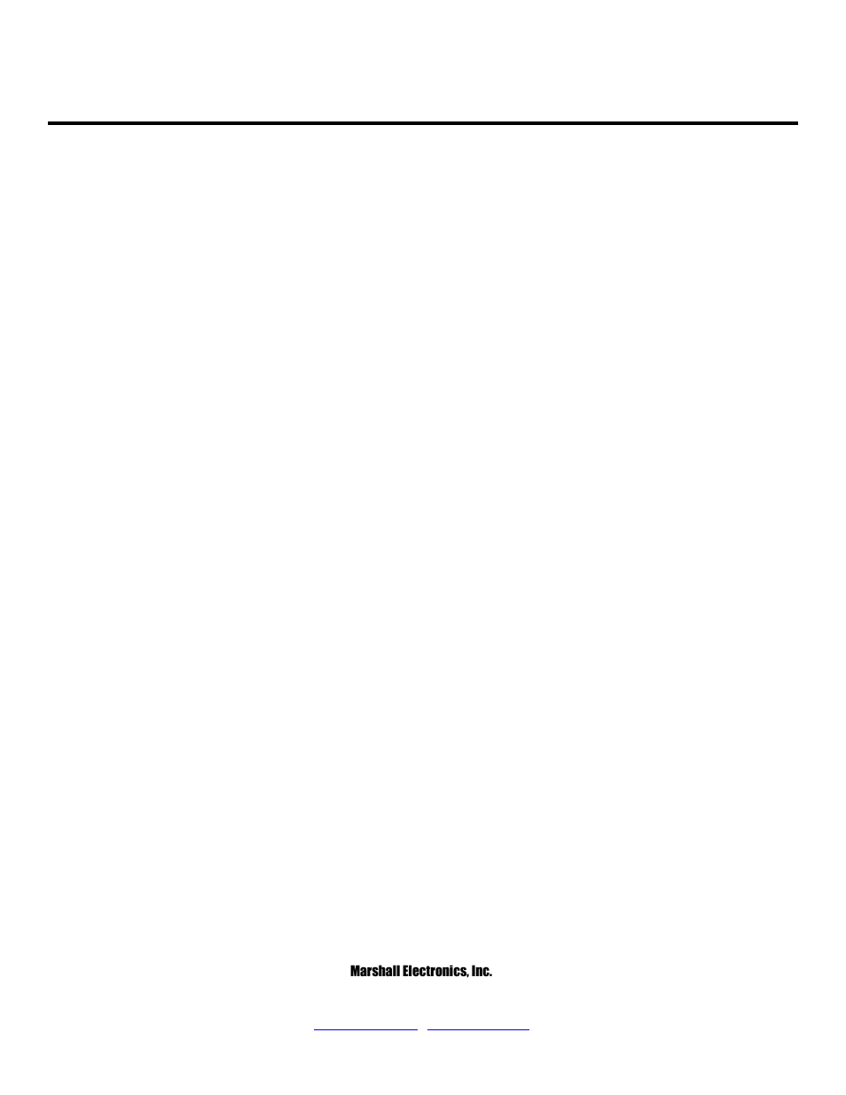 Warranty | Marshall electronic V-R231-IMD-HDSDI User Manual | Page 23 / 23