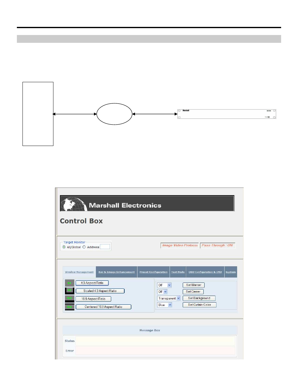 Connecting to the ncb-1004 (continued), Connecting the ncb-1004 to a local area network | Marshall electronic Network Control Box for IMD Monitors NCB-1004 User Manual | Page 9 / 24