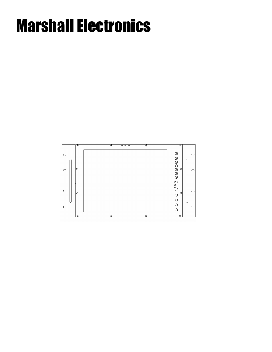 Marshall electronic SD/HD VIDEO LCD MONITOR V-R151DP-AFSD User Manual | 16 pages