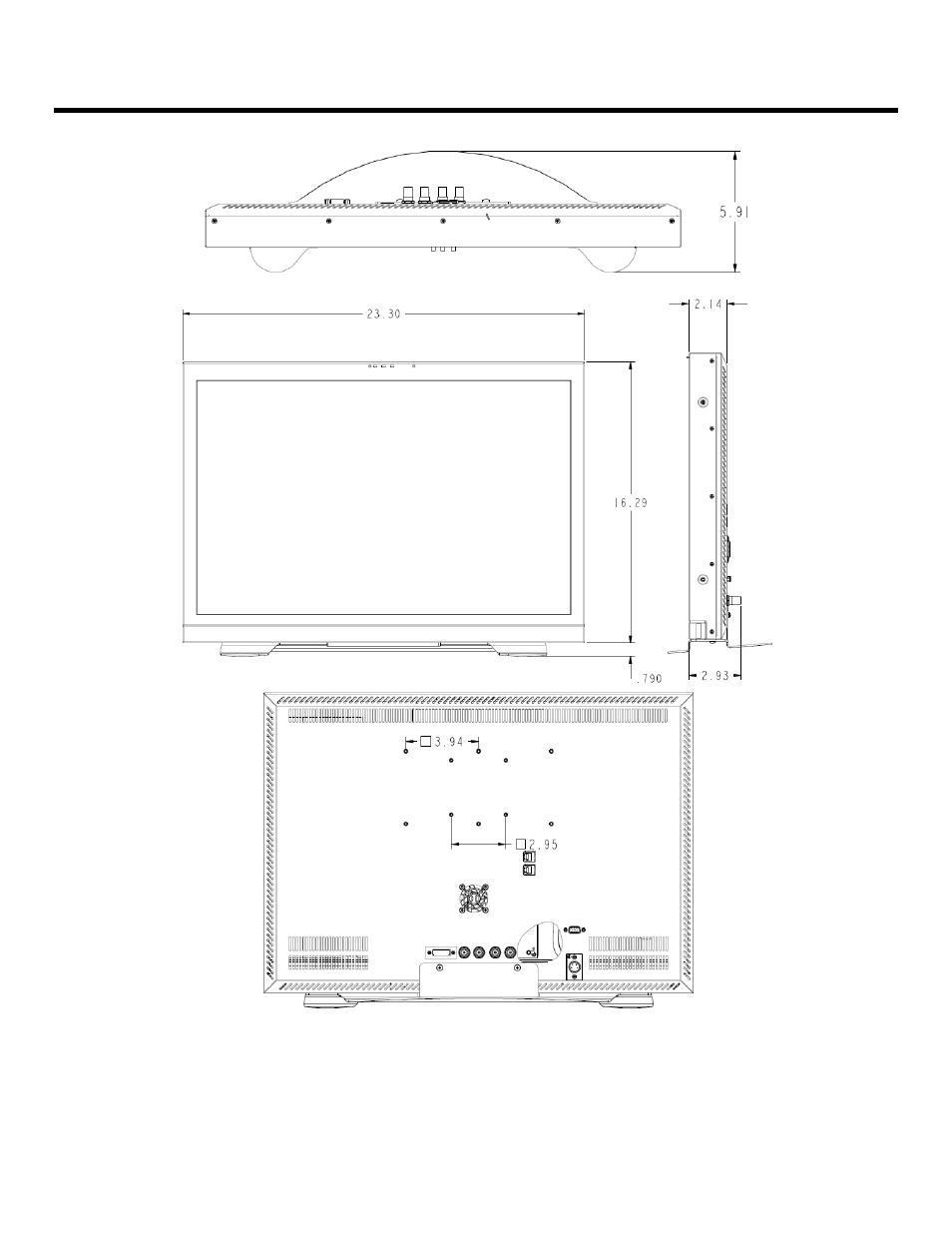 Dimensions | Marshall electronic V-R261-DLW User Manual | Page 33 / 36