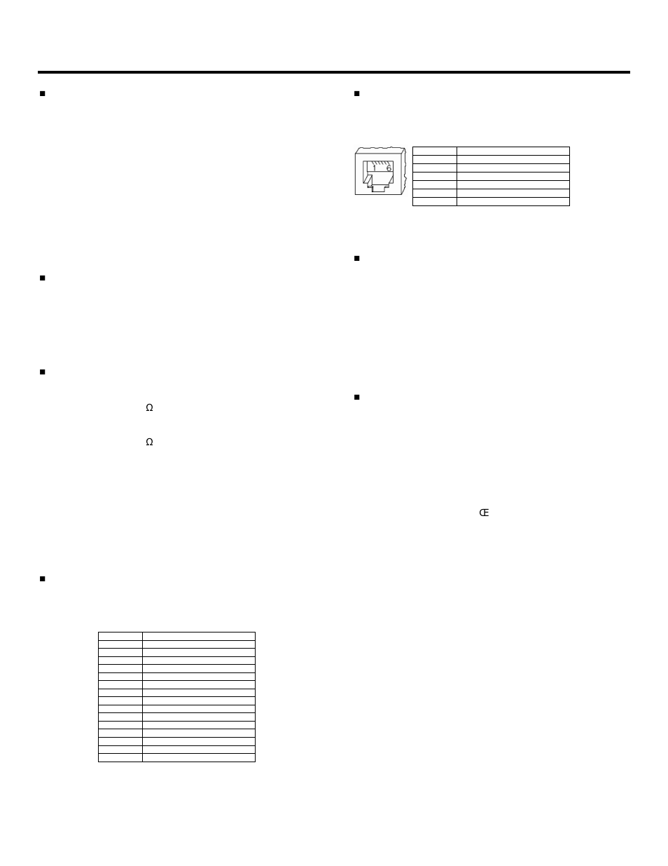 Specifications | Marshall electronic V-R653SB-IMD User Manual | Page 26 / 28