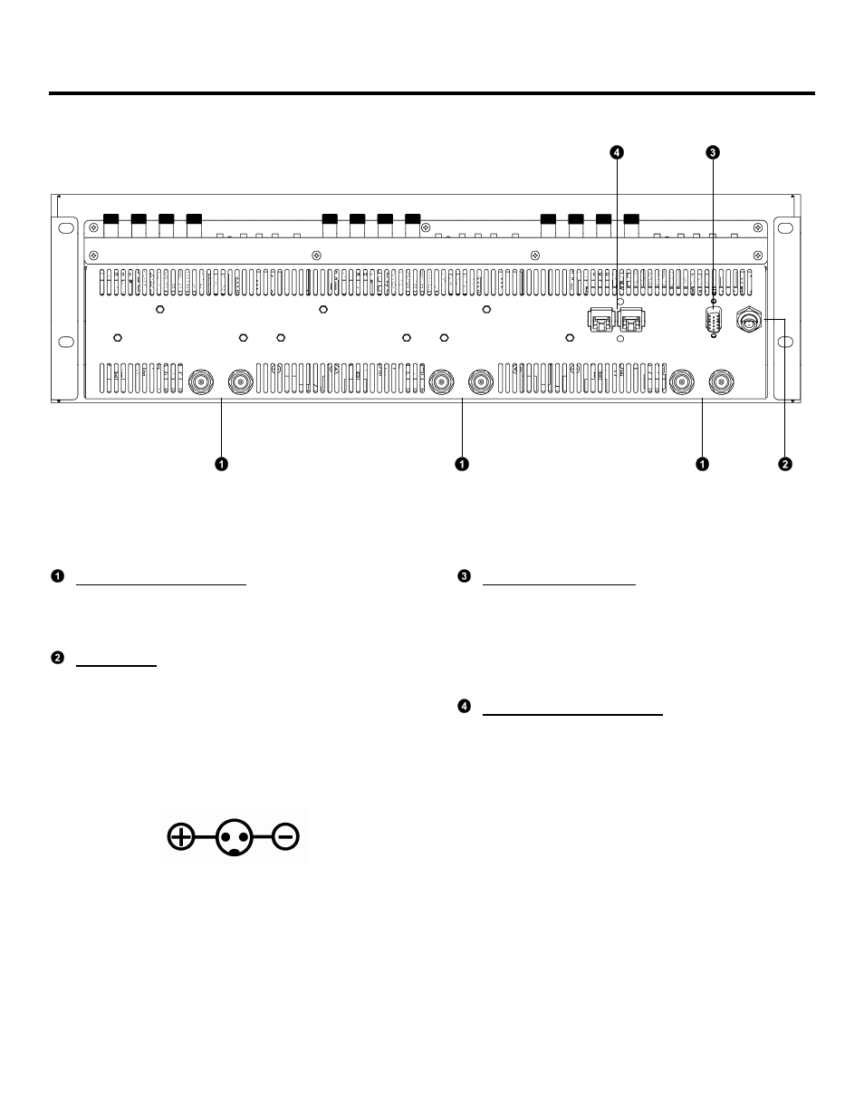 Rear panel features | Marshall electronic V-R653-IMD-TE User Manual | Page 6 / 28