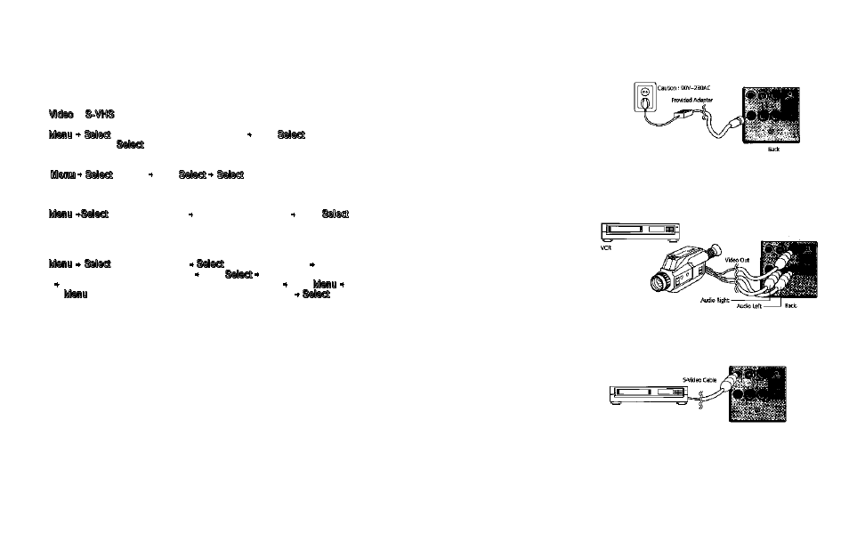 Composite video / s-vhs | Marshall electronic V-R151PV-R151P User Manual | Page 6 / 6